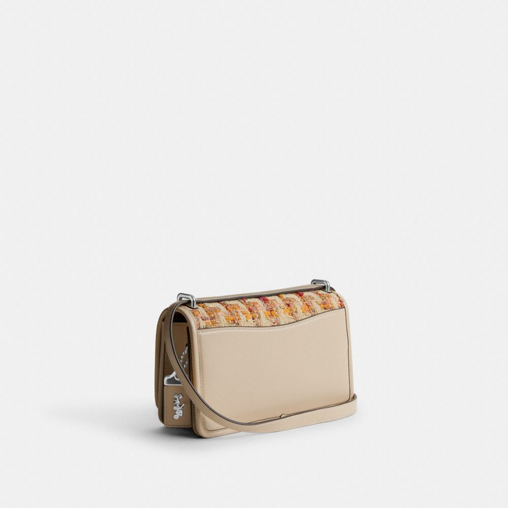 Silver/Neutral Multi Coach Bandit Shoulder Bag In Tweed | COH864891