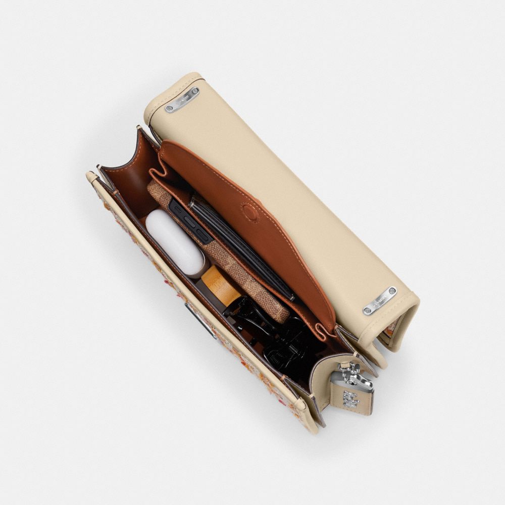 Silver/Neutral Multi Coach Bandit Shoulder Bag In Tweed | COH864891