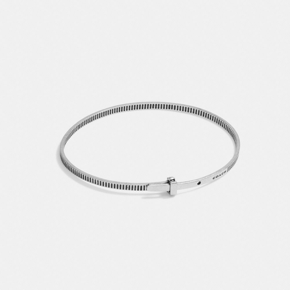 Silver Coach Sterling Silver Bangle Bracelet | COH867020