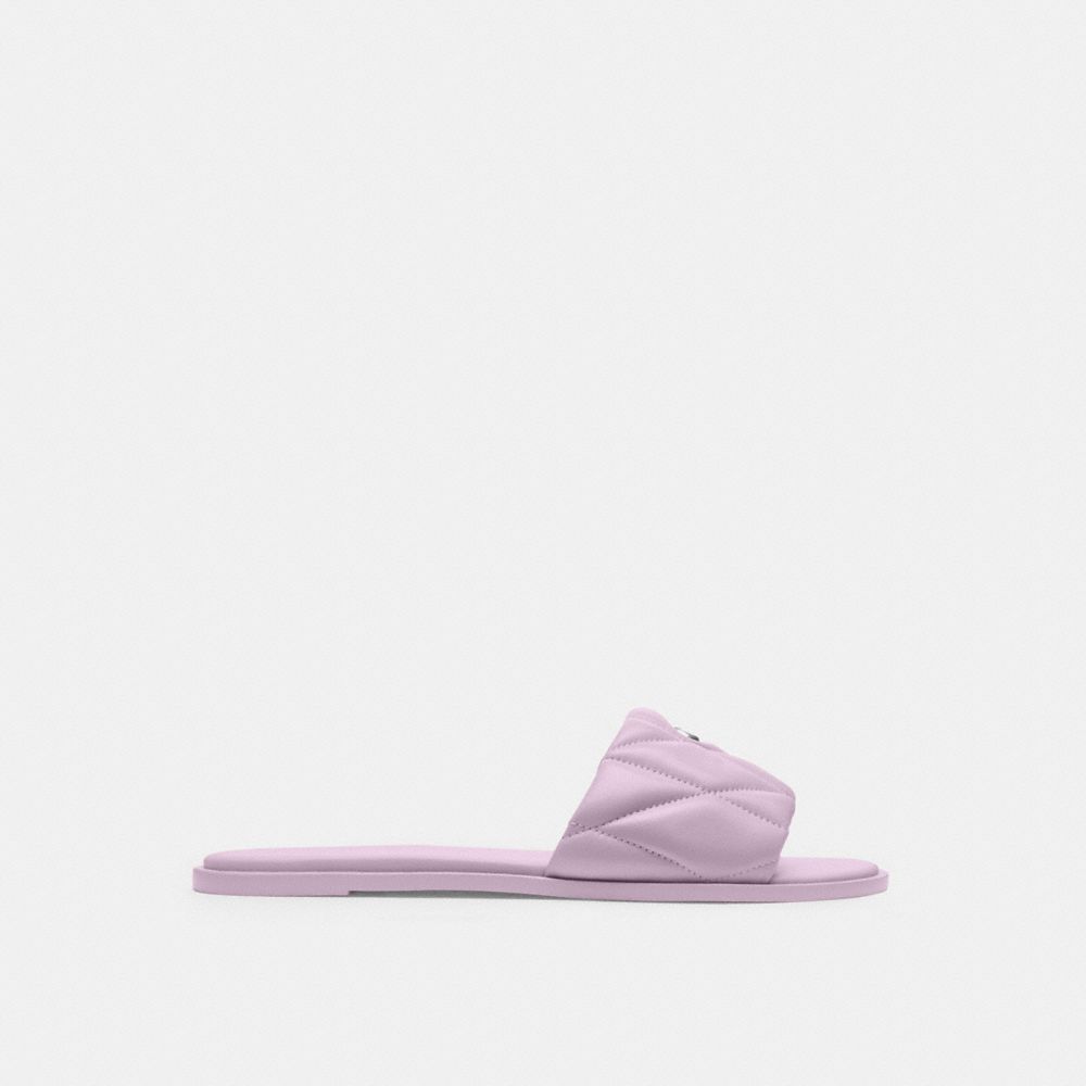 Soft Purple Coach Holly Sandal With Quilting | COH865857