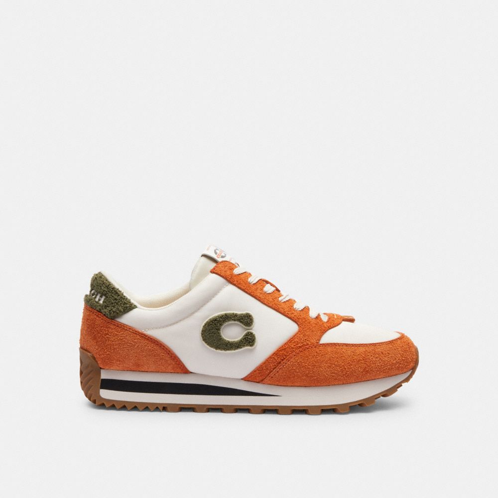 Spice Orange/Chalk Coach Runner Sneaker | COH866783
