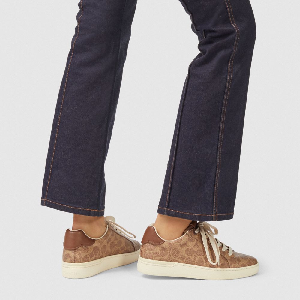 Tan Coach Lowline Luxe Low Top Sneaker | COH865830