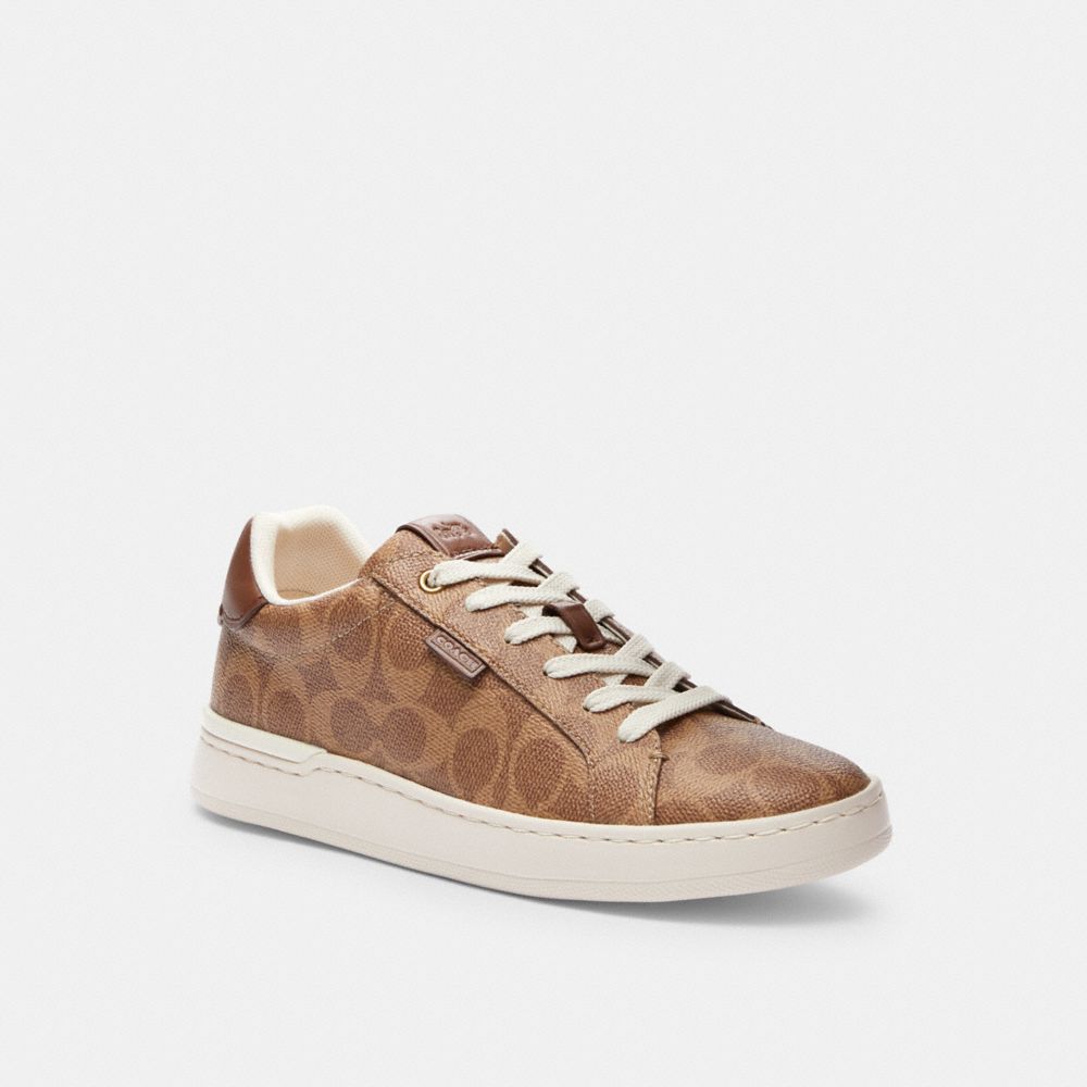 Tan Coach Lowline Luxe Low Top Sneaker | COH865830