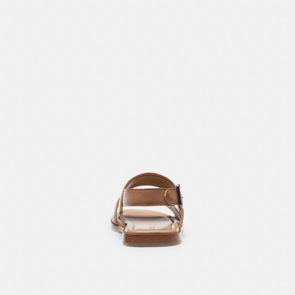 Taupe Coach Julian Two Strap Sandal | COH866846